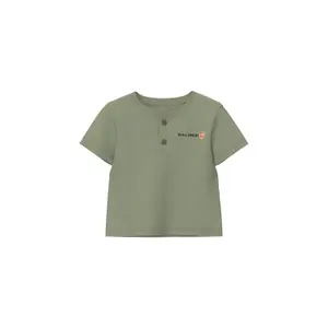 T-shirt con pattina e ricamo per neonati s.Oliver image-2