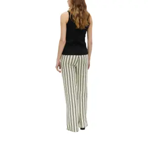 Gestreifter Jersey-Hosen mit weitem Bein und elastischem Bund für Frauen s.Oliver image-5