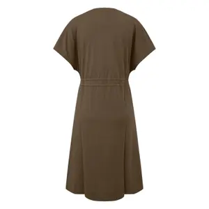 Vestido sin mangas de jersey con cordón ajustable y dobladillo acampanado mujer s.Oliver image-1