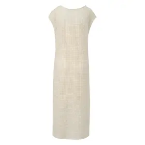 Leichte Jersey Kleid mit Lochmuster und Rundhalsausschnitt für Frauen s.Oliver image-1