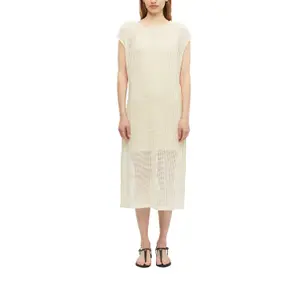 Leichte Jersey Kleid mit Lochmuster und Rundhalsausschnitt für Frauen s.Oliver image-2