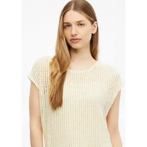 Leichte Jersey Kleid mit Lochmuster und Rundhalsausschnitt für Frauen s.Oliver image-3
