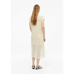 Leichte Jersey Kleid mit Lochmuster und Rundhalsausschnitt für Frauen s.Oliver image-4