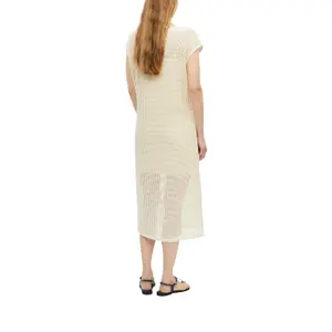 Leichte Jersey Kleid mit Lochmuster und Rundhalsausschnitt für Frauen s.Oliver image-5