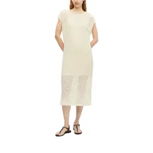 Leichte Jersey Kleid mit Lochmuster und Rundhalsausschnitt für Frauen s.Oliver image-6
