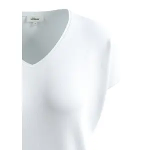 Γυναικείo Αμάνικο T-shirt με V Λαιμό από Μαλακή Μείγμα Βισκόζης s.Oliver image-4