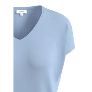 Γυναικείo Αμάνικο T-shirt με V Λαιμό από Μαλακή Μείγμα Βισκόζης s.Oliver image-4