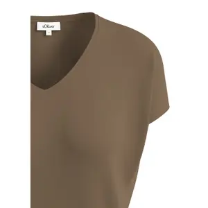 Γυναικείo Αμάνικο T-shirt με V Λαιμό από Μαλακή Μείγμα Βισκόζης s.Oliver image-4