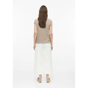 Γυναικείο T-shirt με ριγέ σχέδιο, από jersey, στρογγυλή λαιμόκοψη και ετικέτα s.Oliver image-4