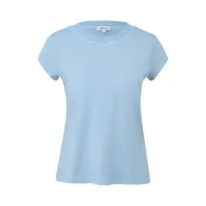 Τ-Shirt Μαλακό με Στρογγυλή Λαιμόκοψη από Τζέρσεϊ Βαμβακερό ΜΕΓΕΘΟΣ ΓΥΝΑΙΚΑ s.Oliver image-0