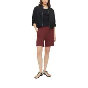 Soft Jersey Shorts with Elastic Waist and Side Slit for Women s.Oliver image-6