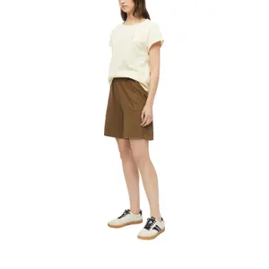 Soft Jersey Shorts with Elastic Waist and Side Slit for Women s.Oliver image-6
