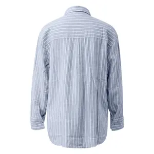 Gestreifte Leinenmischung Bluse mit Brusttasche für Damen s.Oliver image-1