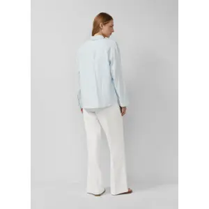 Gestreifte Leinenmischung Bluse mit Brusttasche für Damen s.Oliver image-4