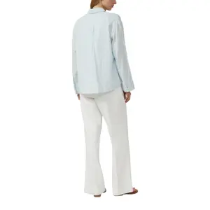 Gestreifte Leinenmischung Bluse mit Brusttasche für Damen s.Oliver image-5