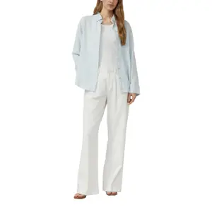 Gestreifte Leinenmischung Bluse mit Brusttasche für Damen s.Oliver image-6