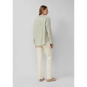 Gestreifte Leinenmischung Bluse mit Brusttasche für Damen s.Oliver image-4