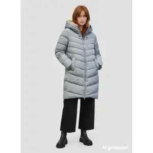 Women's fur hooded puffer jacket s.Oliver image-2