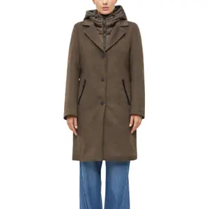 Women's Hybrid Wool Coat with Removable Hood s.Oliver image-2