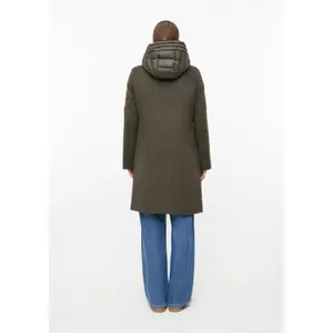 Women's Hybrid Wool Coat with Removable Hood s.Oliver image-4