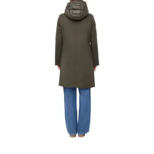 Women's Hybrid Wool Coat with Removable Hood s.Oliver image-5