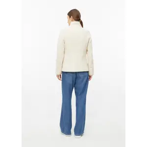 Giacca in lana con polsini a costine collo diritto taglio slim donna s.Oliver image-4