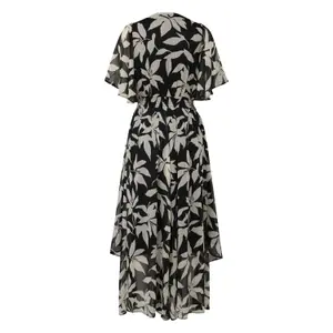 Damen Chiffon Kleid mit Allover-Print und Raffung s.Oliver image-1