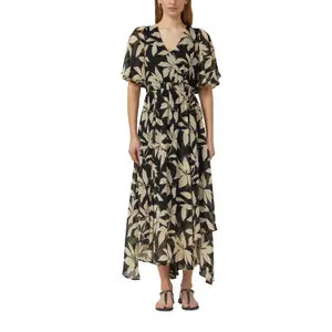 Damen Chiffon Kleid mit Allover-Print und Raffung s.Oliver image-2