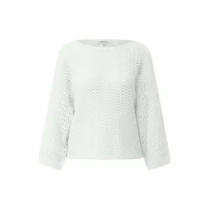 Oversized Knit Jumper with Boat Neck and 3/4 Sleeves Women s.Oliver image-0