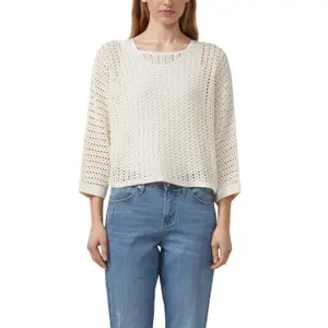 Oversized Knit Jumper with Boat Neck and 3/4 Sleeves Women s.Oliver image-2
