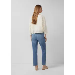 Oversized Knit Jumper with Boat Neck and 3/4 Sleeves Women s.Oliver image-4