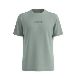 T-shirt από jersey με εκτυπωμένο λογότυπο και στρογγυλή λαιμόκοψη s.Oliver image-0