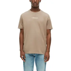 T-shirt από jersey με εκτυπωμένο λογότυπο και στρογγυλή λαιμόκοψη s.Oliver image-2