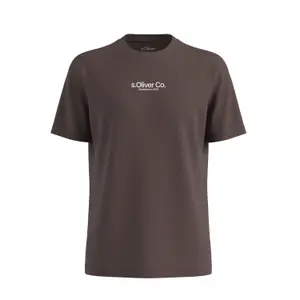 T-shirt από jersey με εκτυπωμένο λογότυπο και στρογγυλή λαιμόκοψη s.Oliver image-0