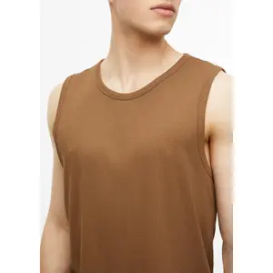 Μπλούζα ribbed από αναμειγμένο βαμβάκι με στρογγυλή λαιμόκοψη s.Oliver image-3