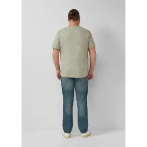 T-shirt από ζέρσεϊ βαμβακερό με τσέπη στο στήθος και στρογγυλή λαιμόκοψη s.Oliver image-4