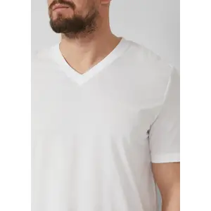 T-shirt από ζέρσεϊ με V λαιμόκοψη και εκτύπωση λογότυπου s.Oliver image-3