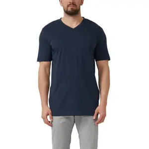 T-shirt από ζέρσεϊ με V λαιμόκοψη και εκτύπωση λογότυπου s.Oliver image-2