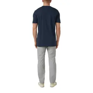 T-shirt από ζέρσεϊ με V λαιμόκοψη και εκτύπωση λογότυπου s.Oliver image-5