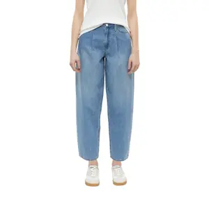 High Rise Barrel Leg 5 Pocket High Waist Women's Jeans s.Oliver image-2