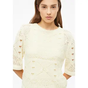 Pull bohème en maille de haute qualité à col bateau femme s.Oliver image-3