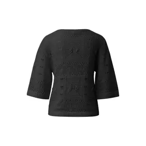 Pull bohème en maille de haute qualité à col bateau femme s.Oliver image-1