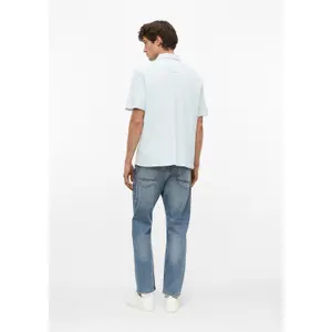 Chemise en coton avec col italien et poche poitrine s.Oliver image-4