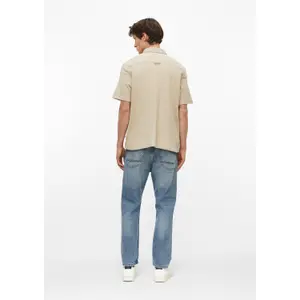 Chemise en coton avec col italien et poche poitrine s.Oliver image-4