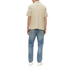 Chemise en coton avec col italien et poche poitrine s.Oliver image-5