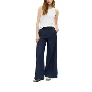Jeans Regular Fit Hohe Taille Extra Weite Beine Damen s.Oliver image-6