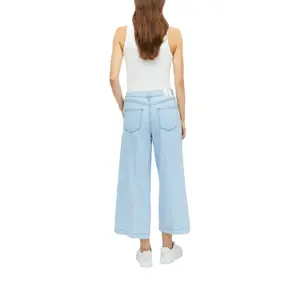 Jeans Regular Fit Hochbund Extra Weites Bein 100% Baumwolle Damen s.Oliver image-5
