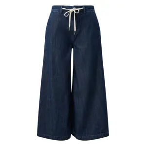 Jeans Regular Fit Hochbund Extra Weites Bein 100% Baumwolle Damen s.Oliver image-0