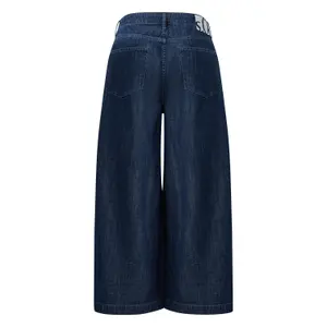Jeans Regular Fit Hochbund Extra Weites Bein 100% Baumwolle Damen s.Oliver image-1