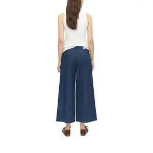 Jeans Regular Fit Hochbund Extra Weites Bein 100% Baumwolle Damen s.Oliver image-5